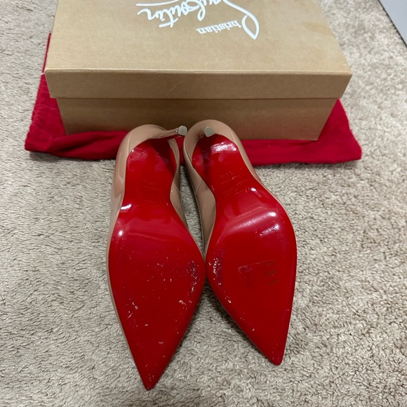 Christian Louboutin So Kate 120 mm Pumps - Patent calf - Nude - Picture 3 of 6